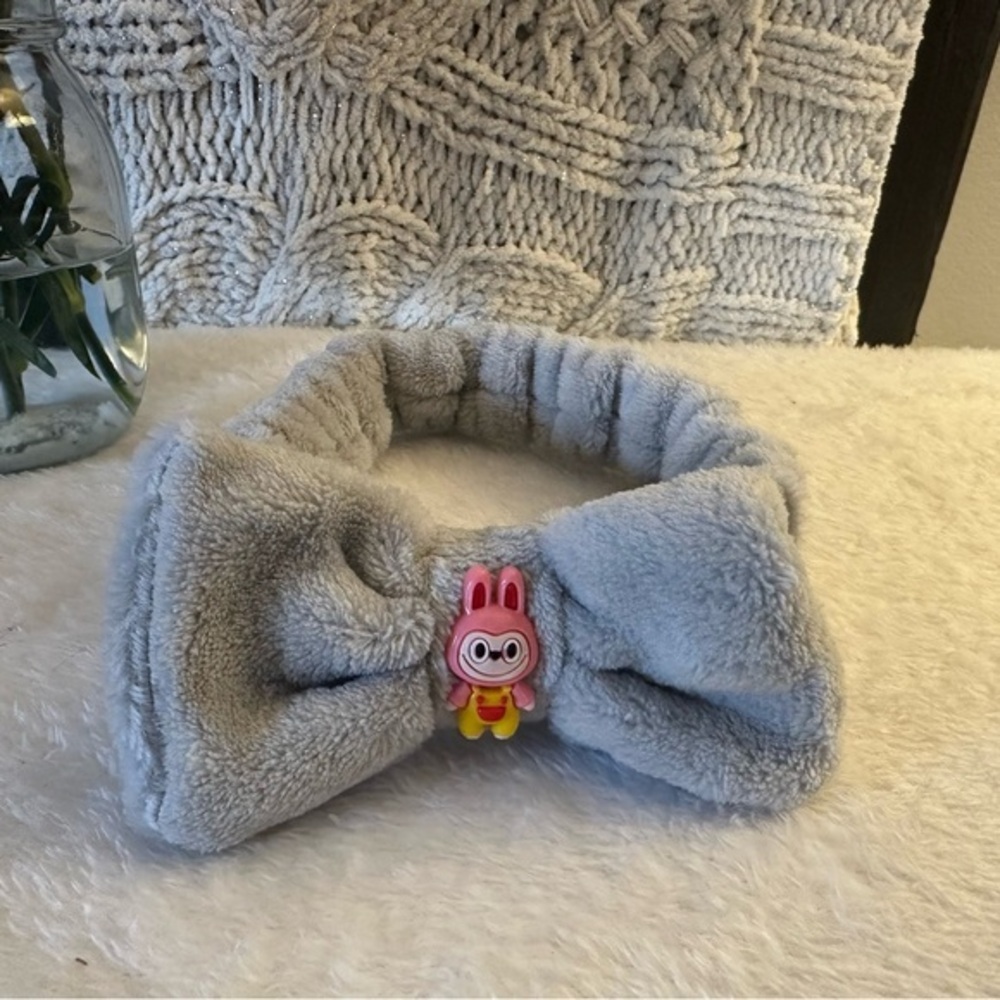 Labubu Plush Spa Headband